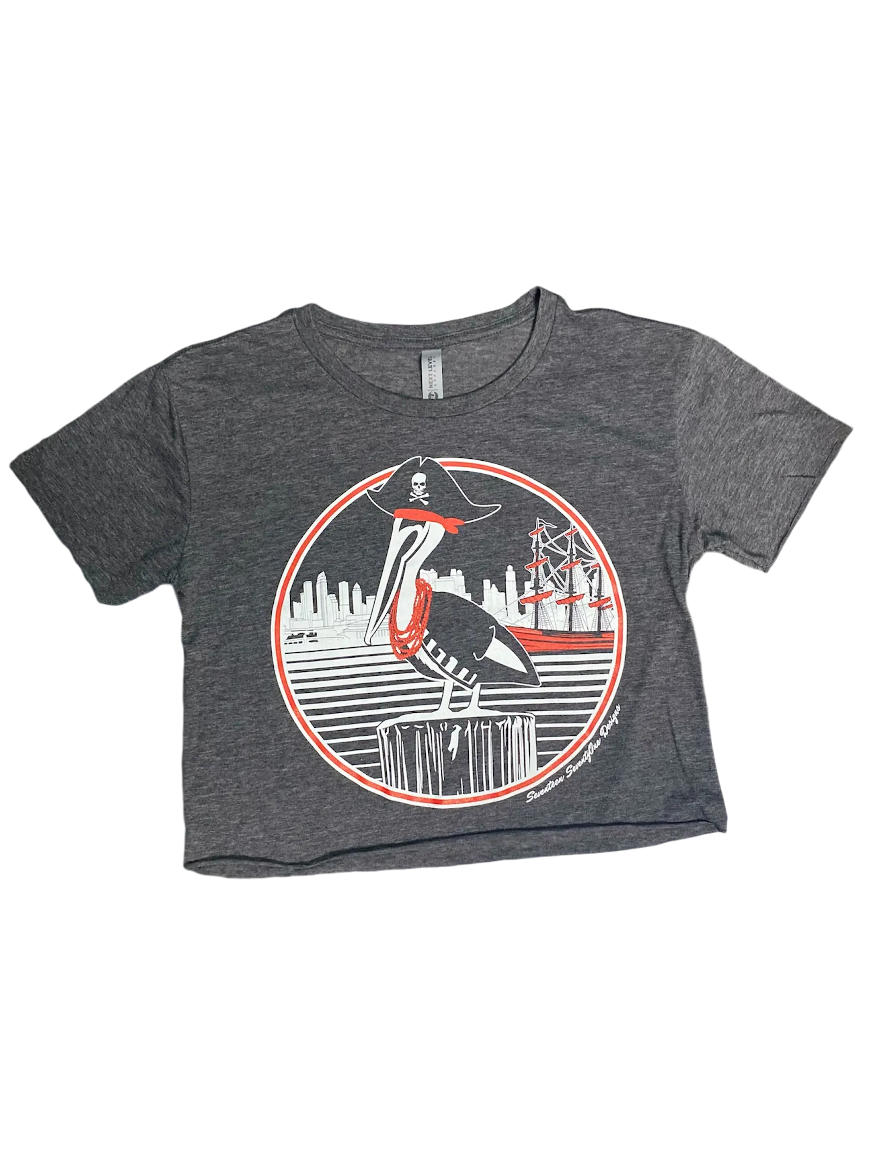 Bayshore Invasion Crop Top 1771 Design