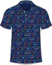 Neon Coastal Polo (Arriving 3/15) 1771 Design