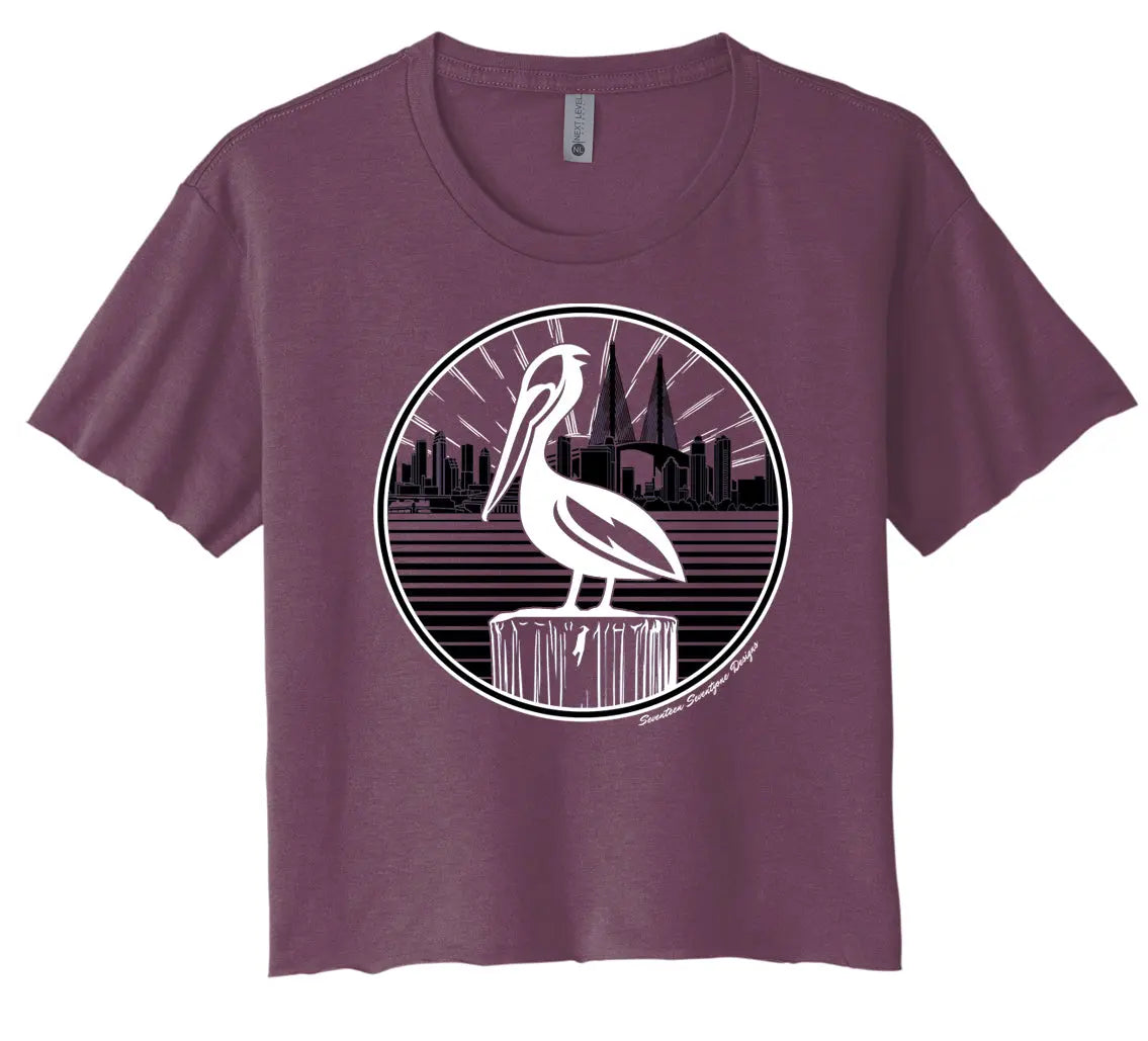 Petey in the Bay Women's Crop Top 1771 Design