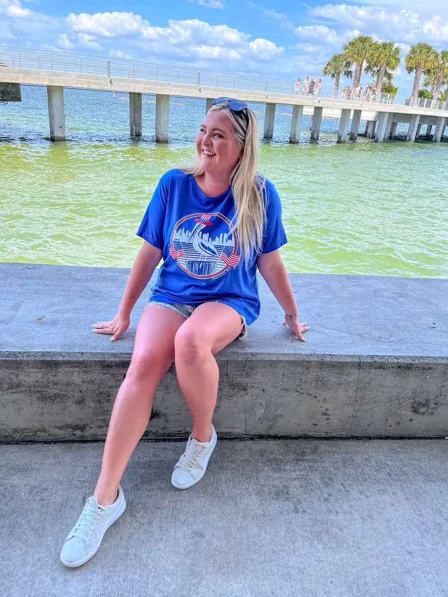 USA Petey Women's Crewneck