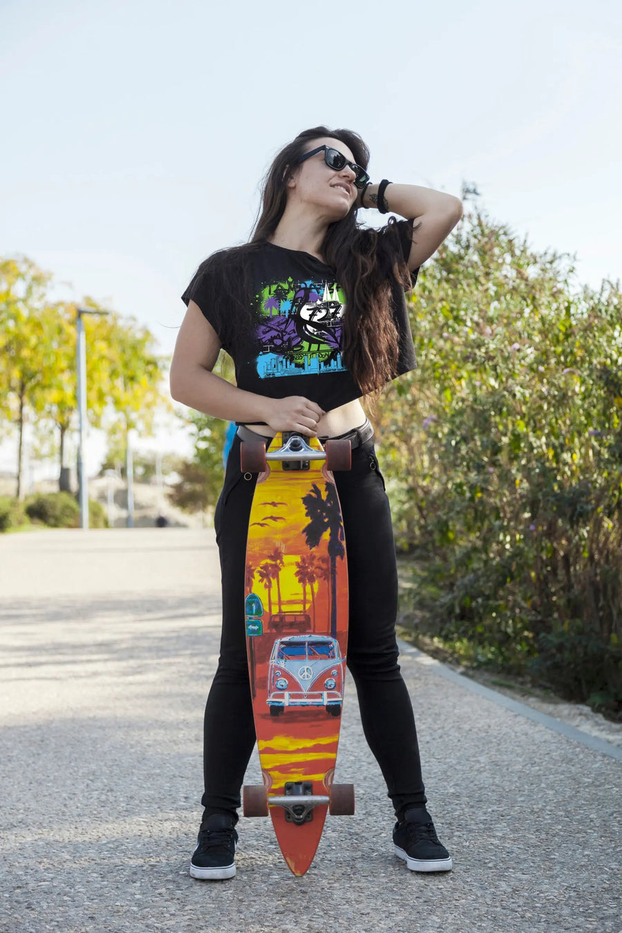 Petey Graffiti Crop Top 1771 Design