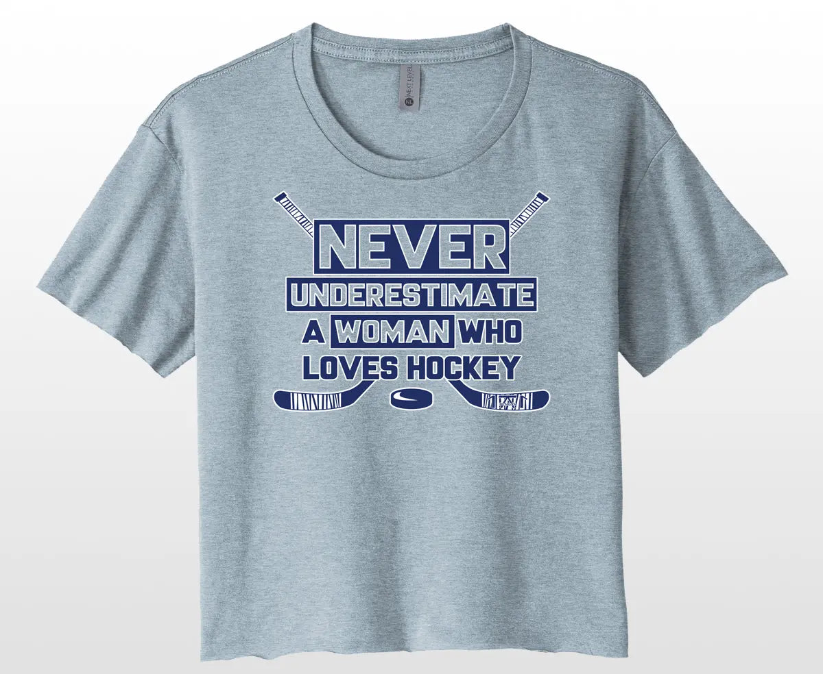 Never Underestimate Crop Top 1771 Design