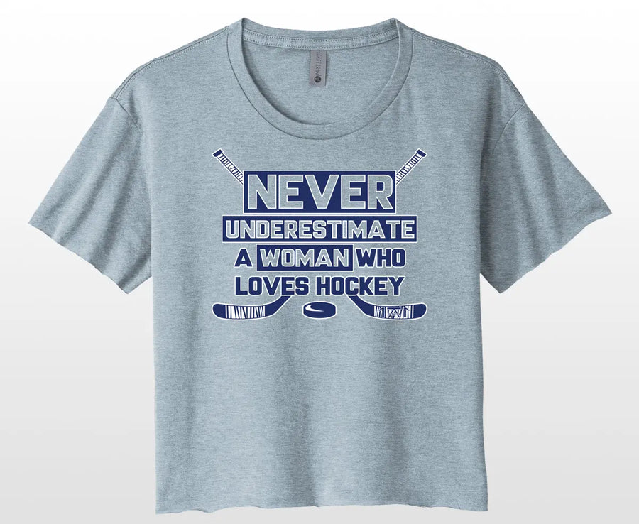 Never Underestimate Crop Top 1771 Design