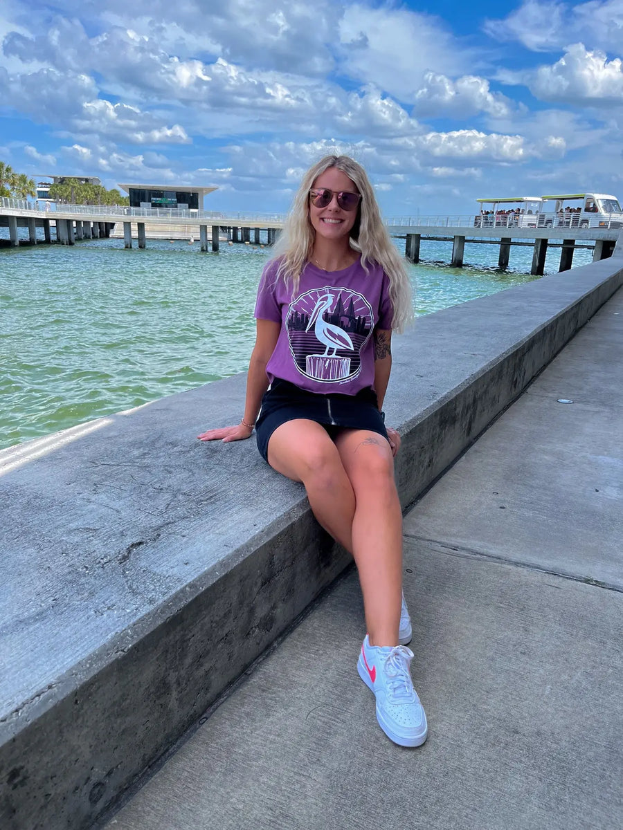 Petey in the Bay Women's Crop Top 1771 Design