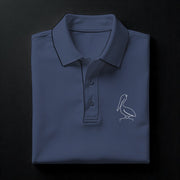 Heather Blue Polo 1771 Design