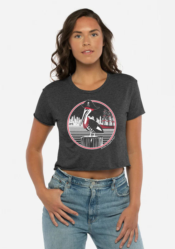 Bayshore Invasion Crop Top 1771 Design