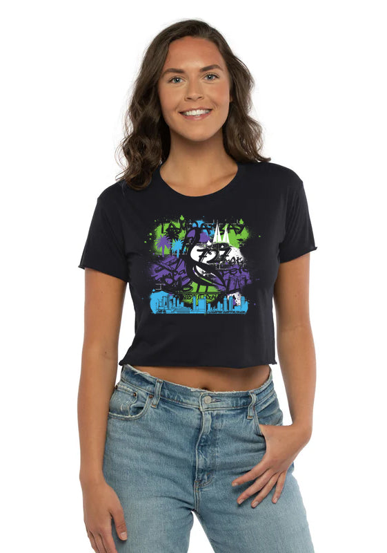 Petey Graffiti Crop Top 1771 Design