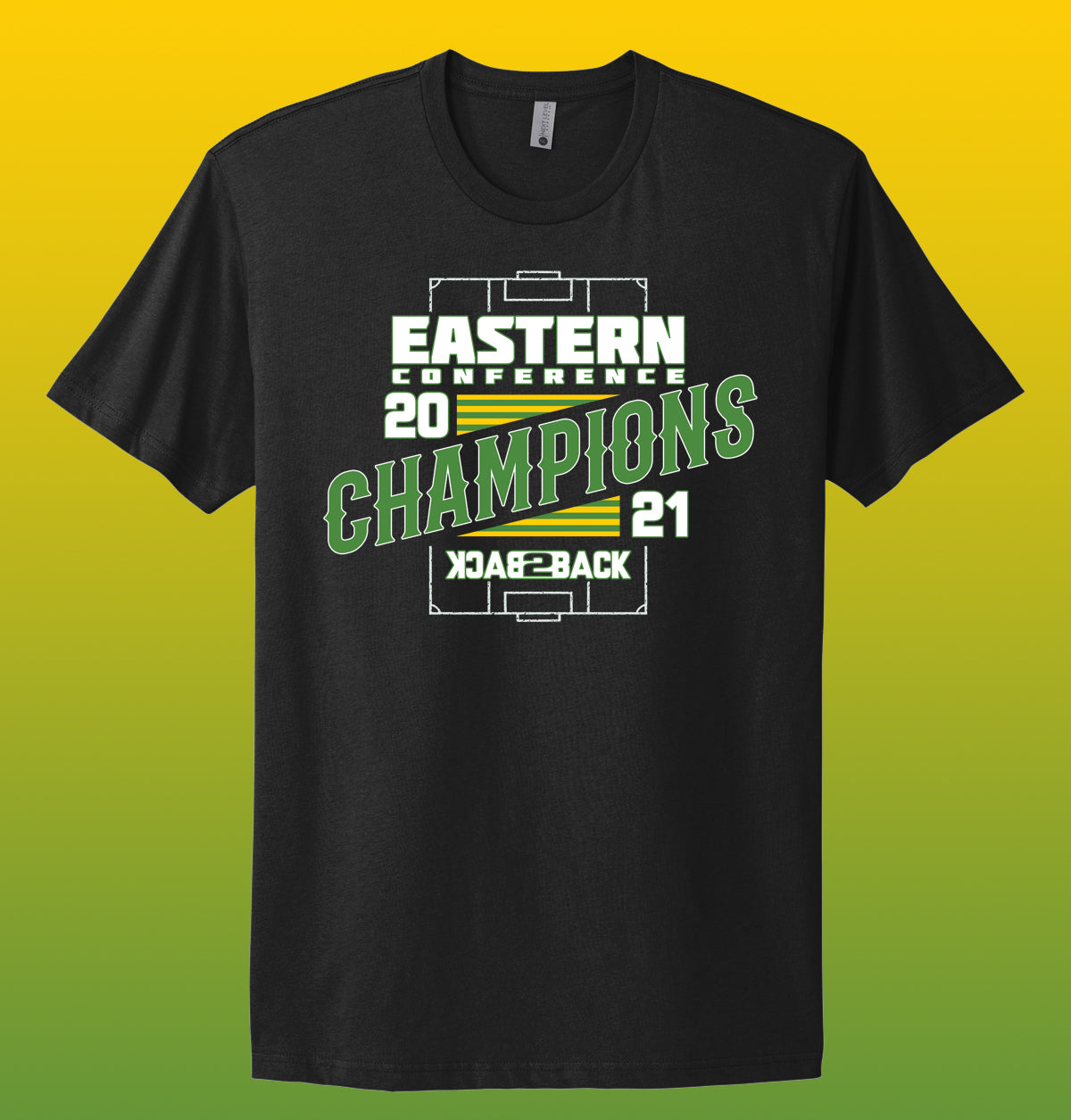 Eastern Conference champions black shirt featuring the Rowdies soccer team in St. pete St. Petersburg - locally made t shirts