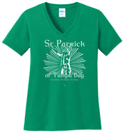 green shirt st. patrick day shirt featuring pat maroon of the tampa bay lightning locally made in st. pete st. petersburg